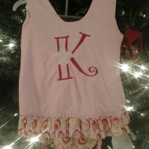 Hannah kate "k" Monogrammed outfit